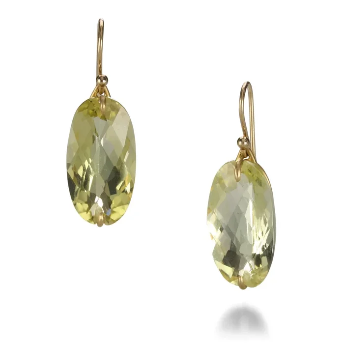 Yellow Quartz Earrings