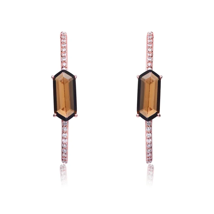 Yvonne Hexagon Earrings
