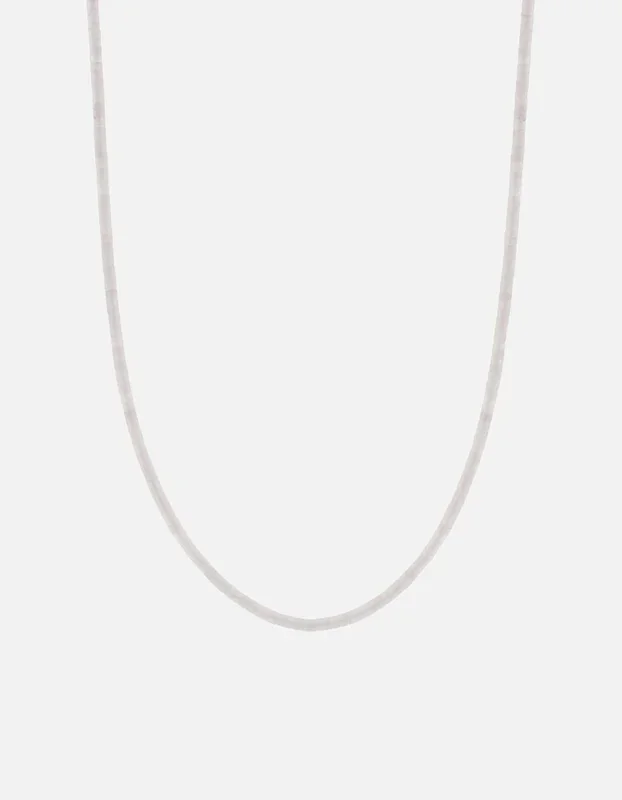 Zane Moonstone Necklace, Sterling Silver