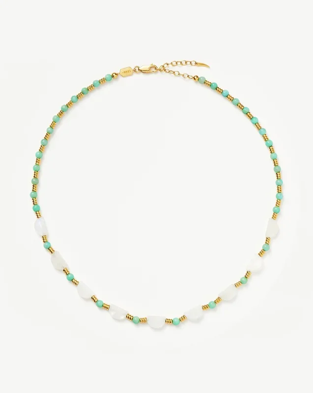 Zenyu Gemstone Beaded Choker